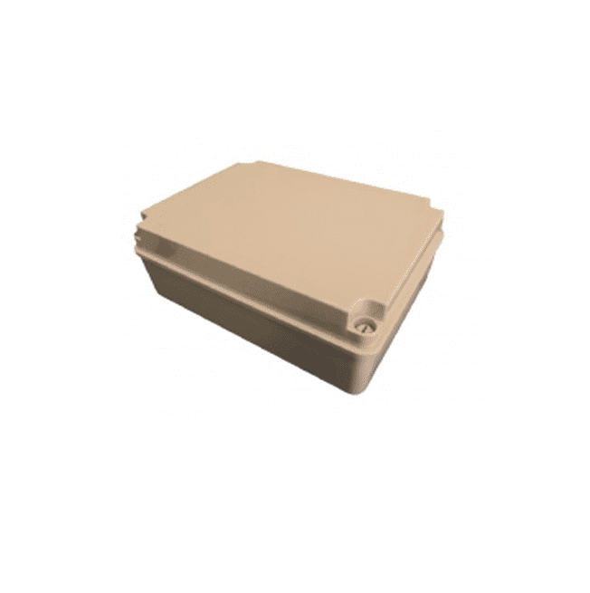 SBE Tech Gabinete de Plástico para Exteriores, 20 x 20cm, Beige