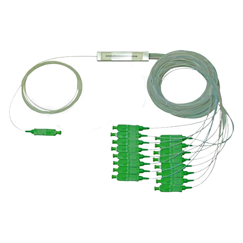 SBE Tech Cable Fibra Óptica Divisor Splitter Óptico PLC 1x8 SC/APC, Verde