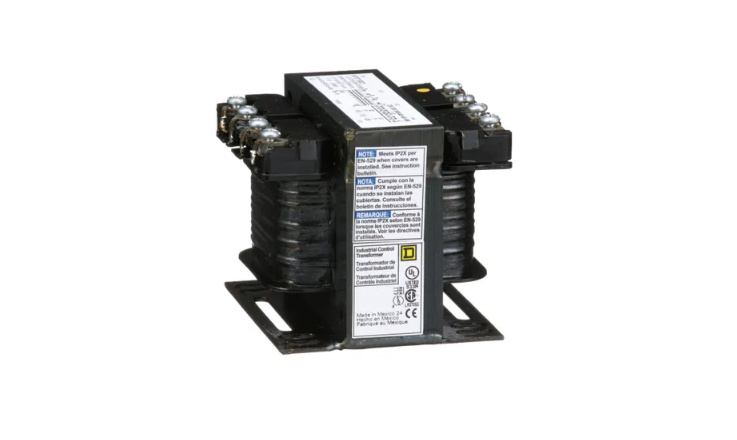 Schneider Electric Transformador Monofásico 9070T100D1, 100VA, 240-480V