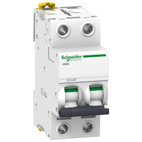 Schneider Electric Interruptor Termomagnético de 2 Polos iC60N, 240V, 20A