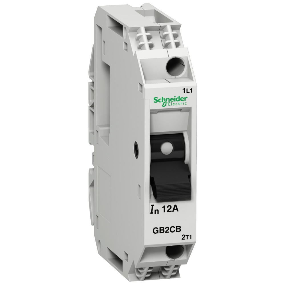 Schneider Electric Interruptor Termomagnético de 1 Polo TeSys GB2, 250V, 3A