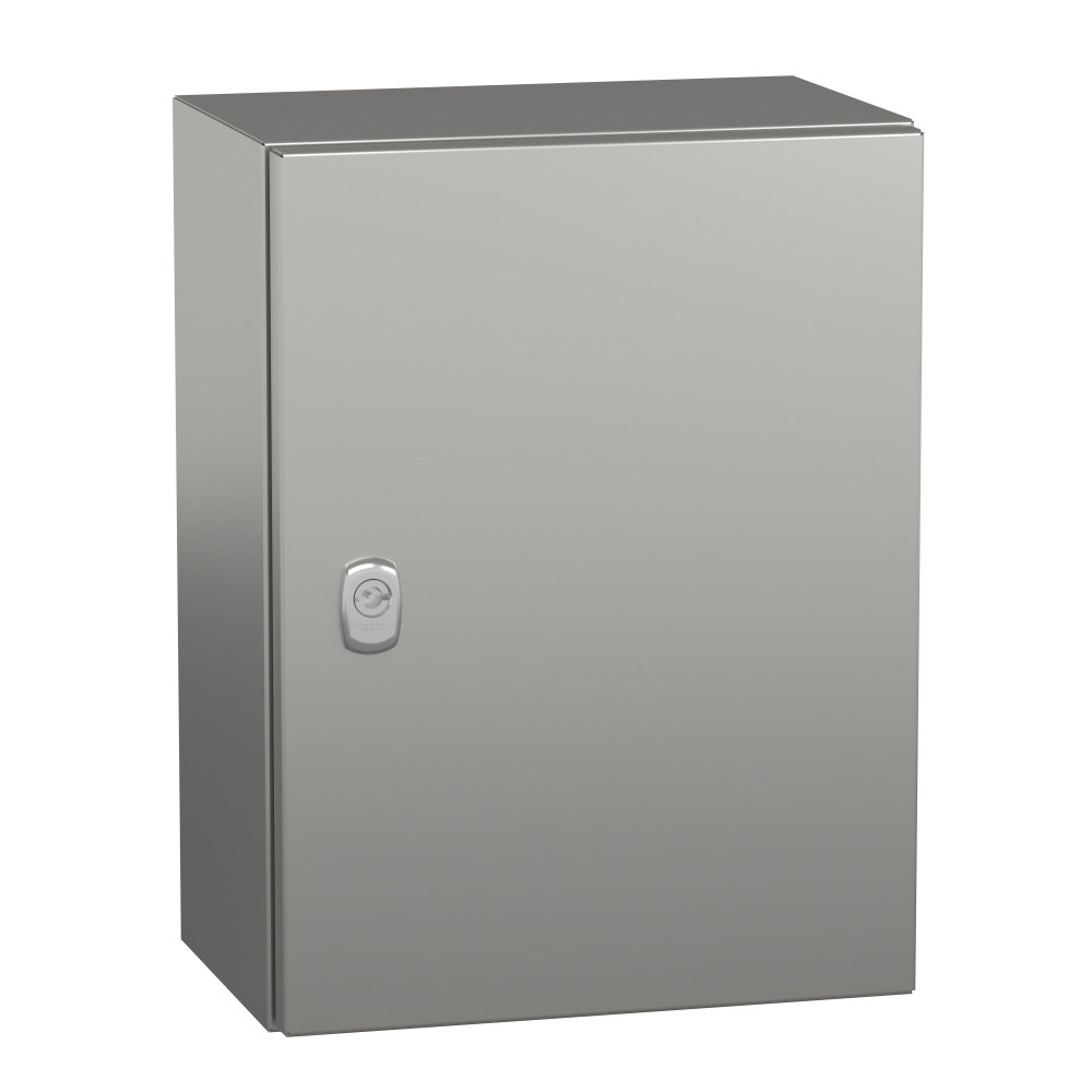Schneider Electric Gabinete de Acero Inoxidable para Exteriores, 40 x 30cm, Gris
