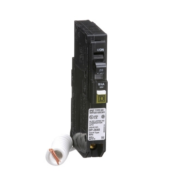 Schneider Electric Interruptor Termomagnético de 1 Polo QO, 120V, 20A