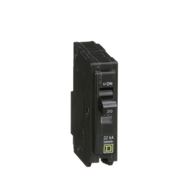 Schneider Electric Interruptor Termomagnético de 1 Polo QO, 120 - 240V, 20A