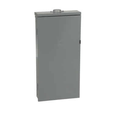 Schneider Electric Centro de Carga QO112L125PG, 12 Polos, 125A, Sobreponer, Gris