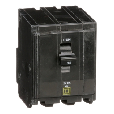 Schneider Electric Interruptor Termomagnético de 3 Polos QO, 120 - 240V, 30A