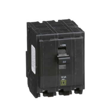 Schneider Electric Interruptor Termomagnético de 3 Polos Square D, 120/240V, 50A