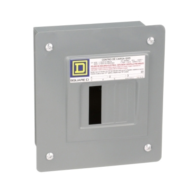 Schneider Electric Centro de Carga QOD3F, 3 Polos, 100A, Empotrar, Gris