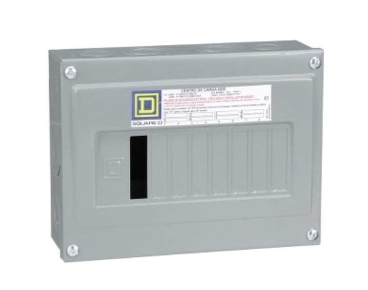 Schneider Electric Centro de Carga QOD8S, 8 Polos, 100A, Empotrar