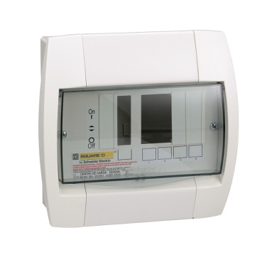 Schneider Electric Centro de Carga QOX204, 2+4 Polos, 60A, Blanco