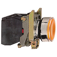 Schneider Electric Botón Pulsador XB4BW35B5, Naranja