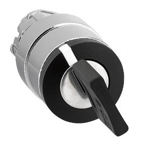 Schneider Electric Cabezal para Interruptor Selector ZB4BG2, 2 Posiciones, Negro