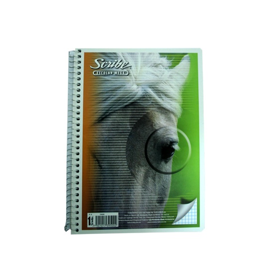 Scribe Cuaderno Forma Francesa de Cuadro Chico 5mm, 100 Hojas