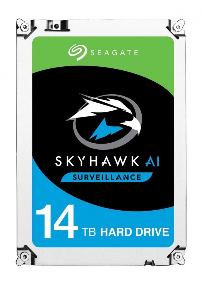 Disco Duro para Videovigilancia Seagate SkyHawk AI Surveillance 3.5", 14TB, SATA III, 6Gbit/s 256MB Caché