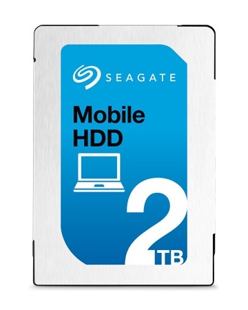 Disco Duro Interno Seagate Mobile 2.5'', 2TB, SATA, 140 MiB/s, 5400RPM, 128MB Cache