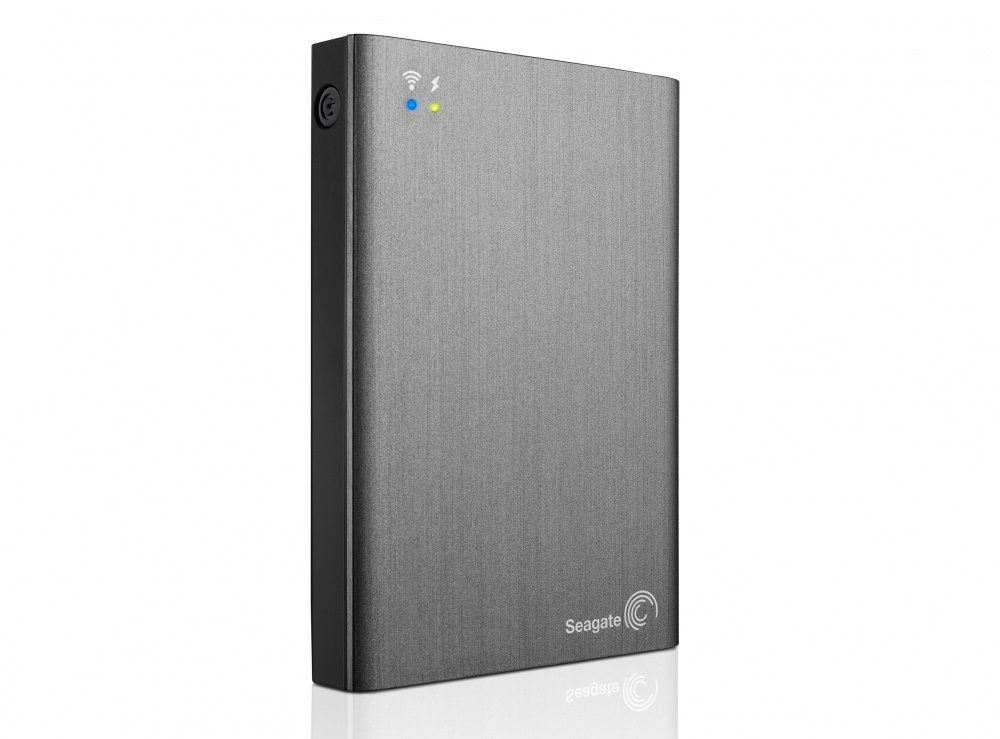 Disco Duro Externo Seagate Wireless Plus, 1TB, USB 3.0, Gris - para Mac/PC