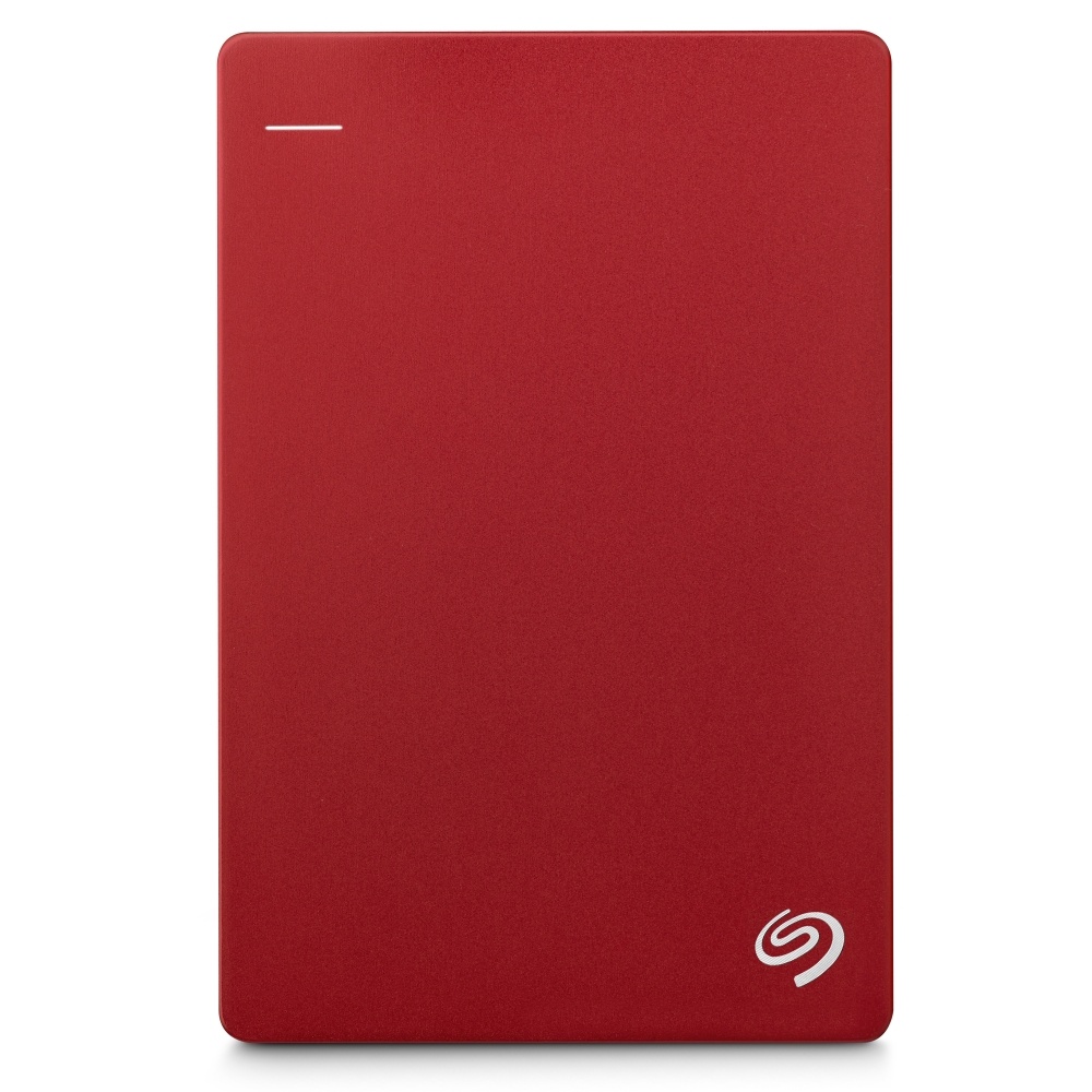 Disco Duro Externo Seagate Backup Plus Slim Portátil 2.5'', 1TB, USB 3.0, Rojo - para Mac/PC