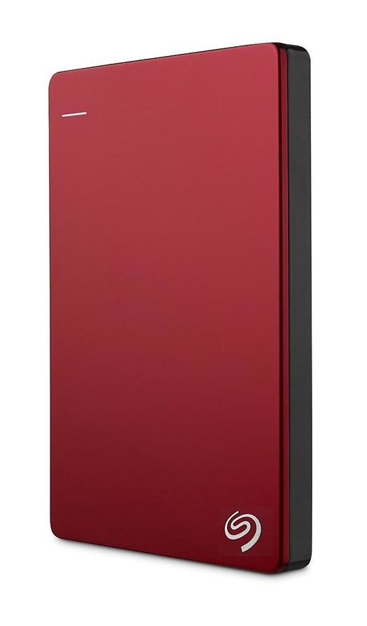 Disco Duro Externo Seagate Backup Plus Slim Portátil 3.5'', 5TB, USB 3.0, Rojo - para Mac/PC