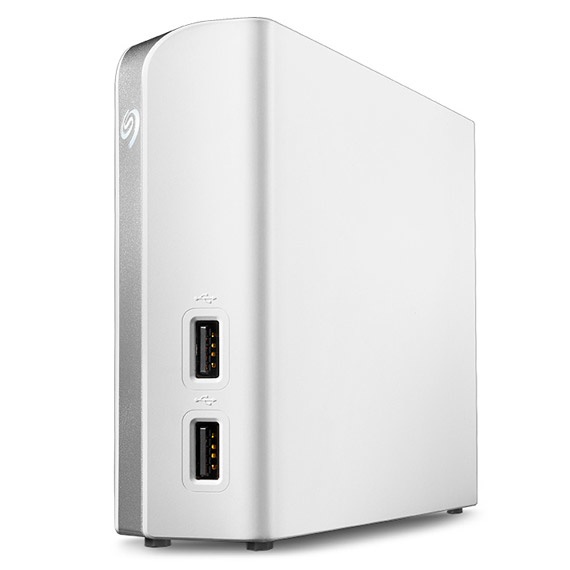 Disco Duro Externo Seagate Backup Plus Hub for Mac, 8TB, USB 3.0, Blanco