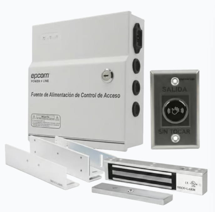 Seco-Larm Cerradura Electromagnética E941600/KIT12V, 272kg, Plata