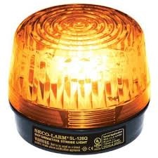 Seco-Larm Luz Estroboscópica SL-126Q/A, Alámbrico, 6-12VDC, Ámbar