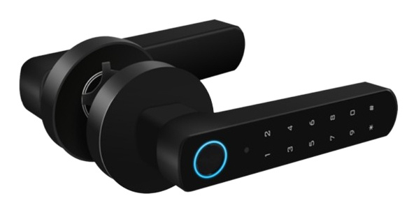 Secukey Cerradura Inteligente con Teclado/Huella Touch D100-BT, 100 Usuarios, Negro