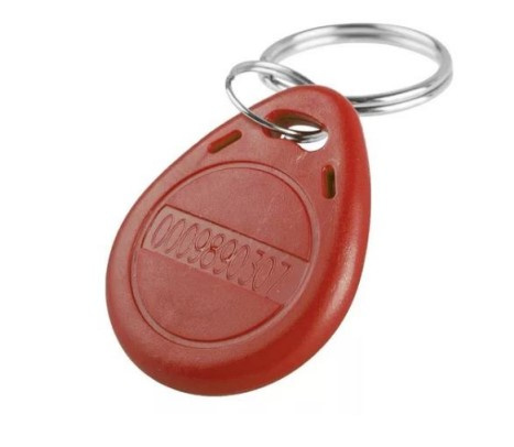 Securitag Llavero de Proximidad RFID Em4100, 125Khz, Rojo, 100 Piezas