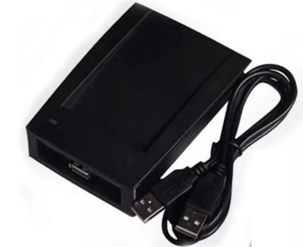 Securitag Lector de Tarjetas RFID 125KHz 666512788, USB, Negro