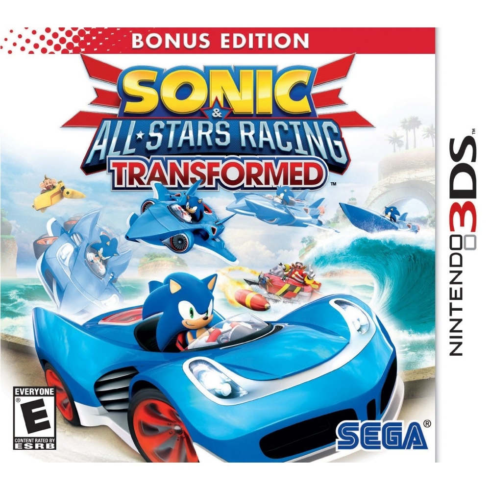 SEGA Sonic and All Stars Racing Transformed Bonus Edition, Nintendo 3DS (ENG)