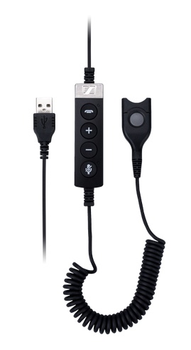 Sennheiser Adaptador de Audio USB-ED CC 01 MS , USB, Negro