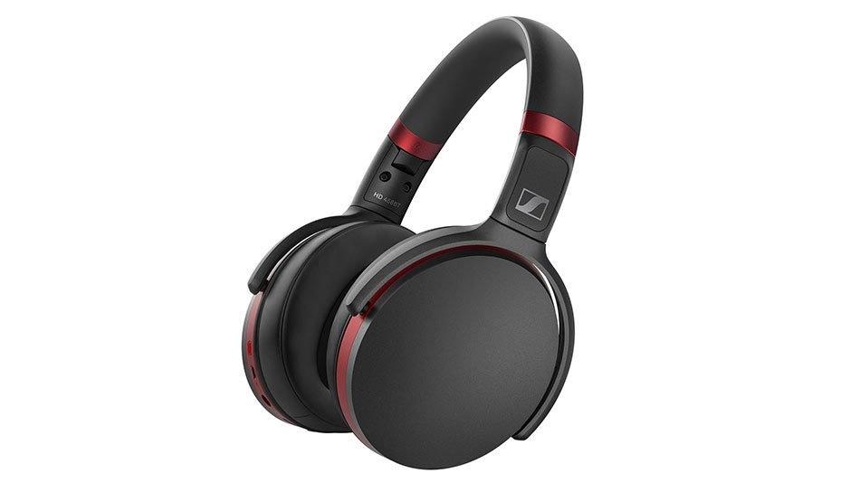 Sennheiser Audífonos con Micrófono HD 458BT, Bluetooth, Inalámbrico, Negro/Rojo