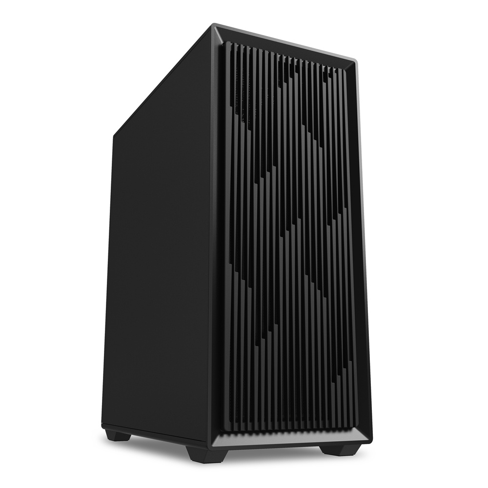 Gabinete Sharkoon C-VK2, Midi-Tower, ATX/Micro-ATX/Mini-ITX, USB 3.0, sin Fuente, 4 Ventiladores Instalados, Negro