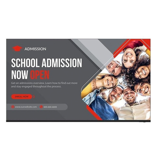 Sharp 4P-B86EJ2U Pantalla Comercial LED 86", 4K Ultra HD, Negro — 3 Años de Garantía