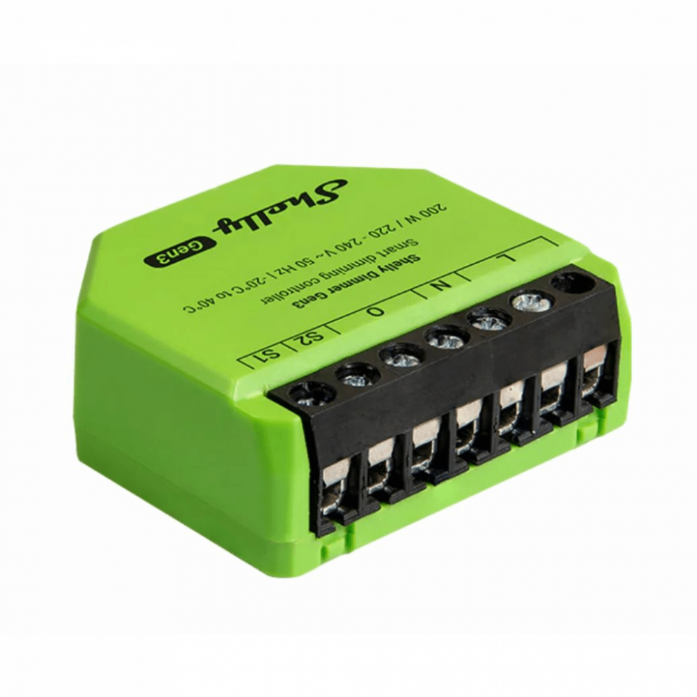 Shelly Módulo Relevador Gen3, Inalámbrico, Entrada 110-240V