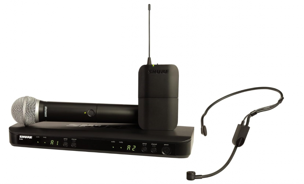 Shure Micrófono BLX1288-P31J1, Inalámbrico