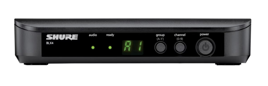 Shure Receptor Inalámbrico para Sistemas Inalámbricos BLX, 9 Canales, Negro