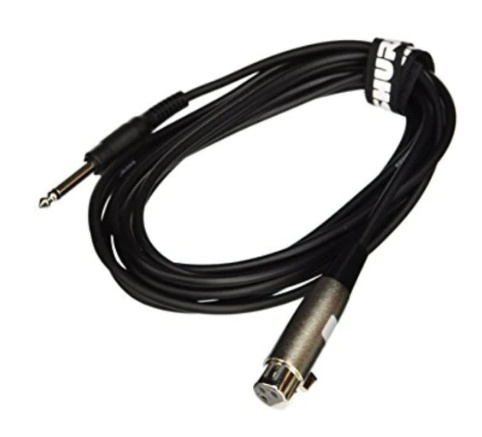 Shure Cable 6.35mm Macho - XLR Hembra, 4.5 Metros
