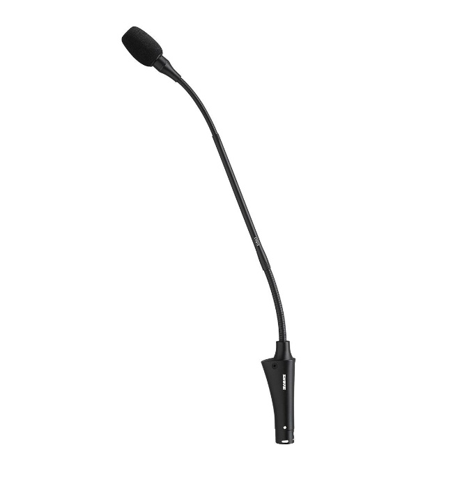 Shure Micrófono Cuello de Ganso para Conferencias CVG-12BC, Alámbrico, Negro