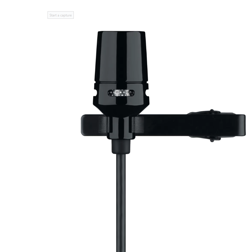Shure Micrófono Lavalier CVL, Alámbrico