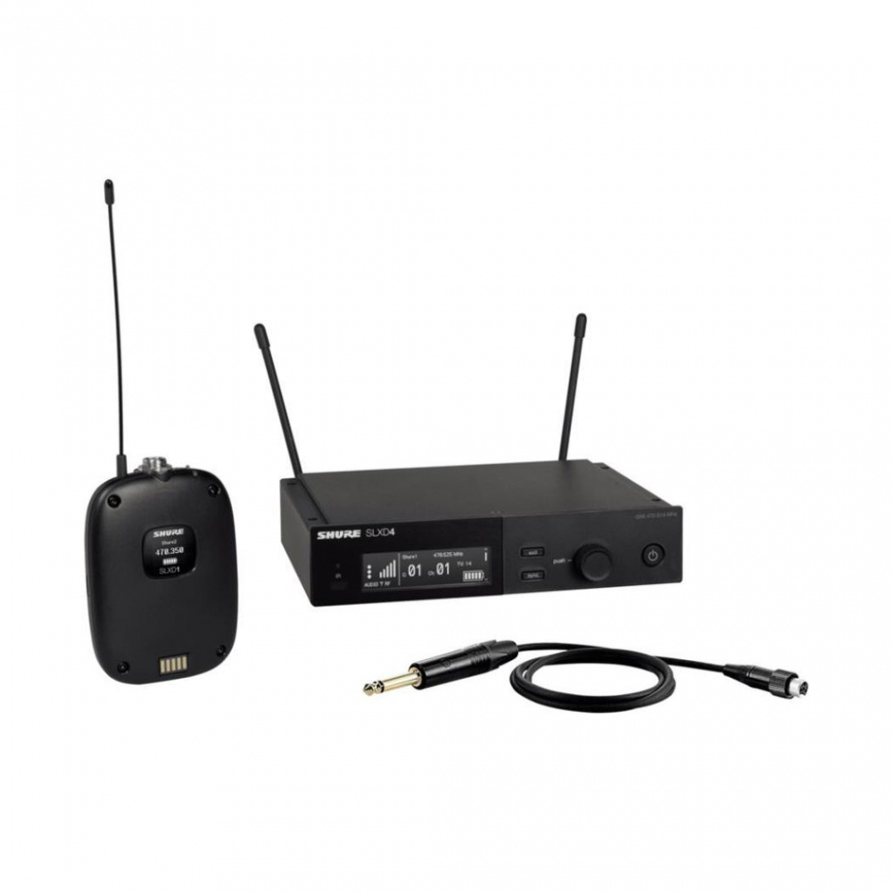 Shure Sistema Inalámbrico para Guitarra SLXD14-G58, XLR, Negro