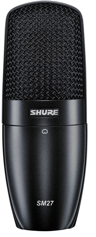 Shure Micrófono de Condensador SM27, Alámbrico, Negro