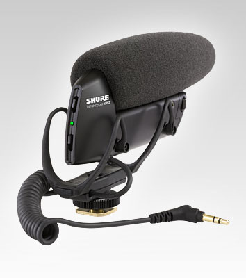 Shure Micrófono para Montaje en Cámara VP83, Alámbrico, Negro