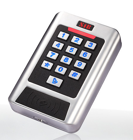 SIB Lector de Tarjetas con Teclado CC2EM, WG26, 2000 Usuarios, Negro/Plata