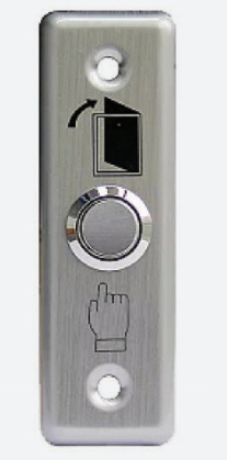 SIB Botón de Salida OP03, Alámbrico, Acero Inoxidable