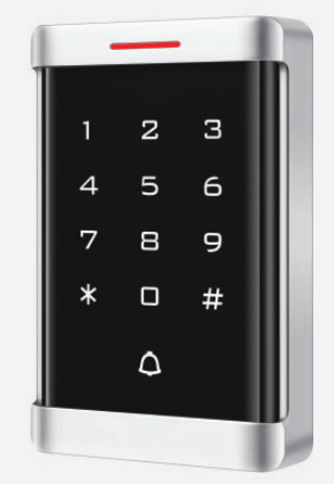 SIB Lector de Tarjetas con Teclado T60EM, WG26, 2000 Usuarios, Negro/Plata