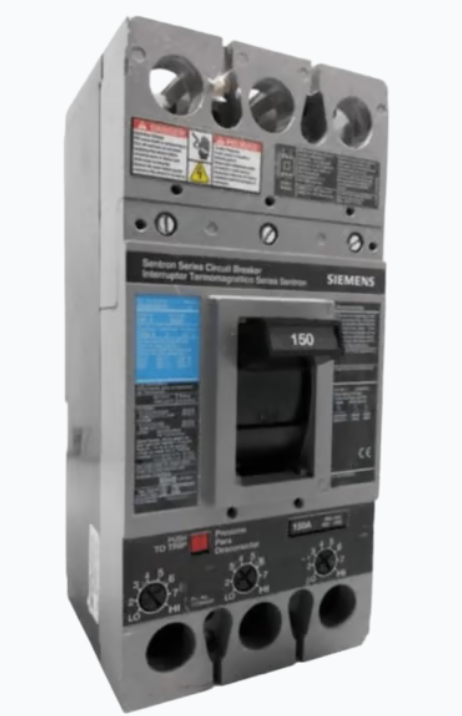 Siemens Interruptor Termomagnético 3 Polos FXD63B150L, 600V, 150A, Entrada 600V