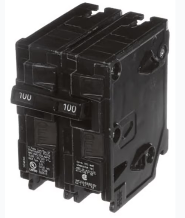 Siemens Interruptor Automático 2 Polos Q2100, 240V, 100A, Entrada 240V