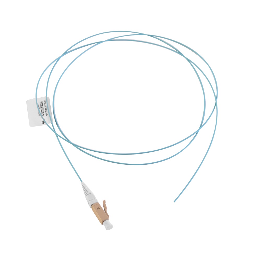 Siemon Cable Fibra Óptica OFNP/OM3 LC Macho - Pigtail, Multimodo, 1 Metro, Azul