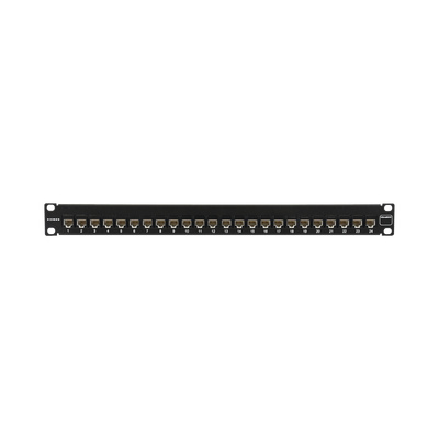 Siemon Panel de Parcheo Ultra-MAX Cat6, 24 Puertos Precargados, 1U, Negro