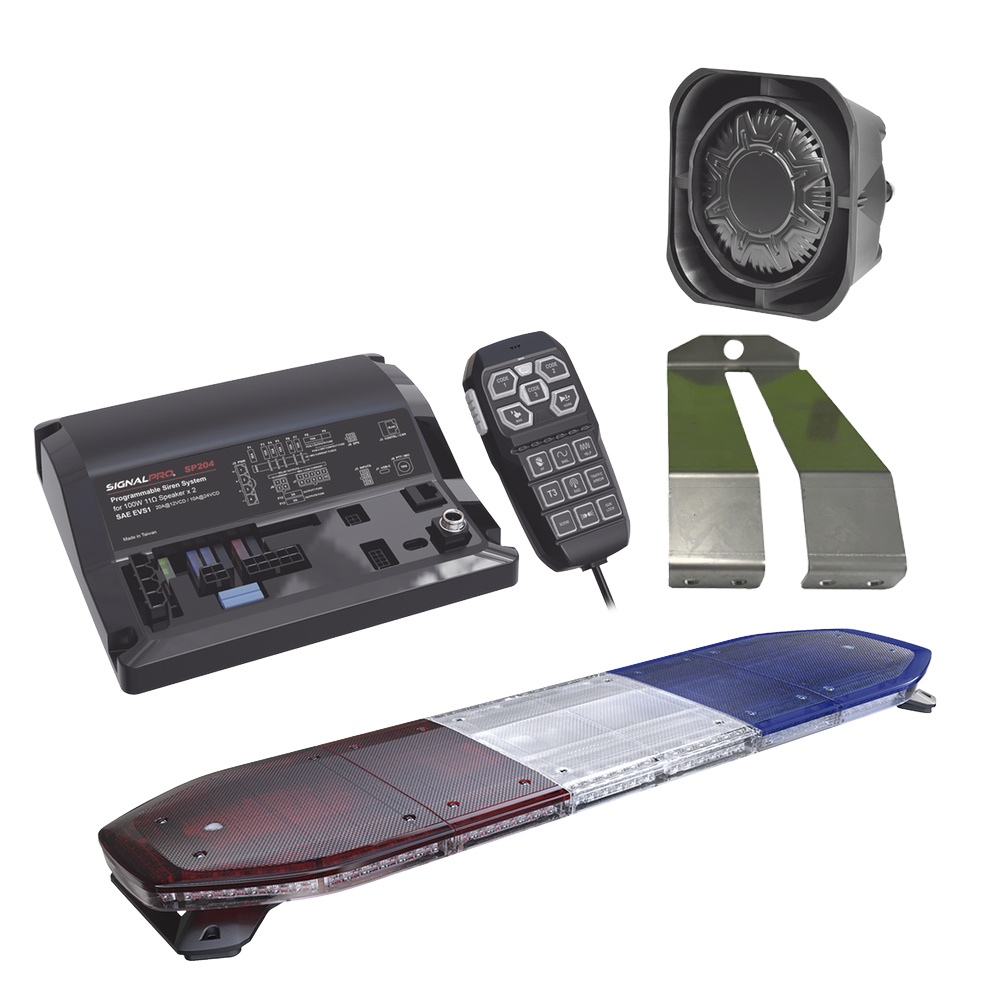 SignalPro Sirena con Estrobo KITTHUNDER, para Exterior, Alámbrico, 120dB